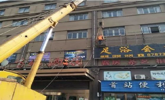 泉州市安装较高的门店招牌有什么好的方法？